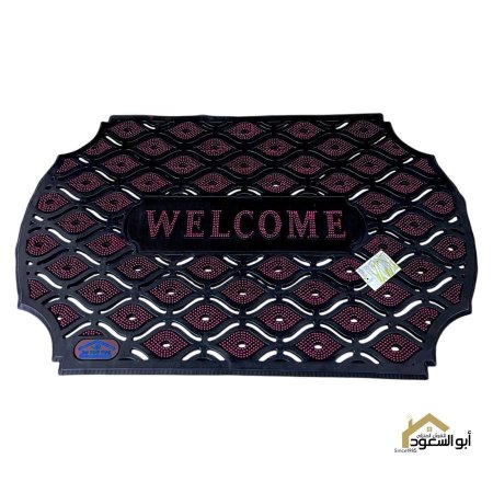 دعسات كاوشوك خارجية مع كلمة Welcome في الوسط بقياس 60 * 90 سم