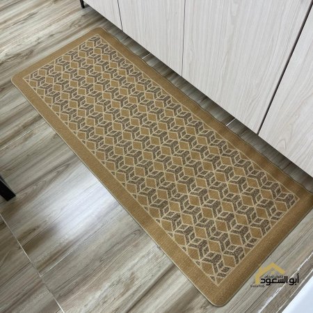دعسات مطبخ طويلة معرّق مع ارضية جلد بقياس 80 * 150 سم